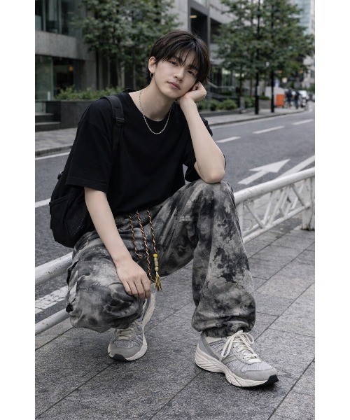 Bling Leads パンツ 「Bls」 「ZM」「Bling Leads」タイダイ柄