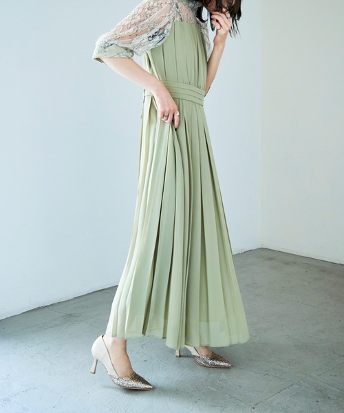 「niana」 パンプス 38(24) シルバー レディース_画像3