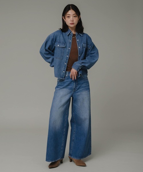 「URBAN RESEARCH Sonny Label」 デニムジャケット FREE ライトインディゴブルー レディース_画像2