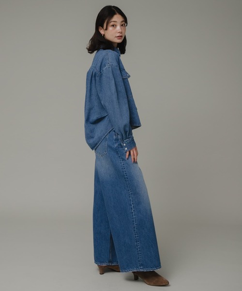 「URBAN RESEARCH Sonny Label」 デニムジャケット FREE ライトインディゴブルー レディース_画像4