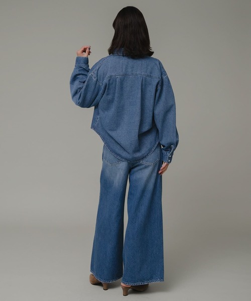 「URBAN RESEARCH Sonny Label」 デニムジャケット FREE ライトインディゴブルー レディース_画像5