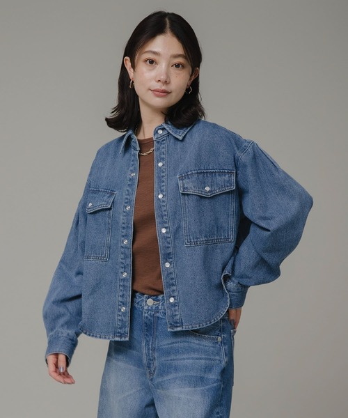 「URBAN RESEARCH Sonny Label」 デニムジャケット FREE ライトインディゴブルー レディース_画像6