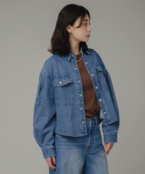 「URBAN RESEARCH Sonny Label」 デニムジャケット FREE ライトインディゴブルー レディース_画像7