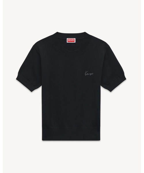 'KENZO Signature' トップス イン メリノ ウール レディースの画像