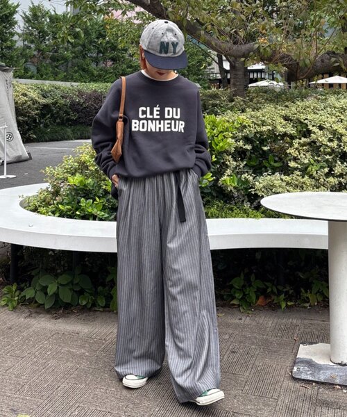「CIAOPANIC TYPY」 スウェットカットソー MEDIUM グレー レディース_画像5