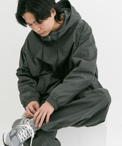 「EKAL」 ナイロンブルゾン LARGE ネイビー メンズ_画像6