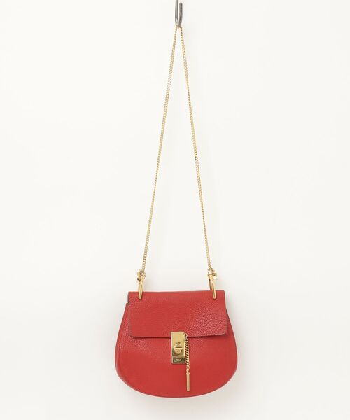 Chloe（クロエ） ショルダーバッグ - レッド レディース : ZOZOTOWN 