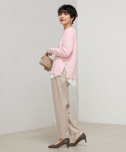 「NOLLEY'S Sophi」 イージーパンツ 36 ライトブルー レディース_画像3