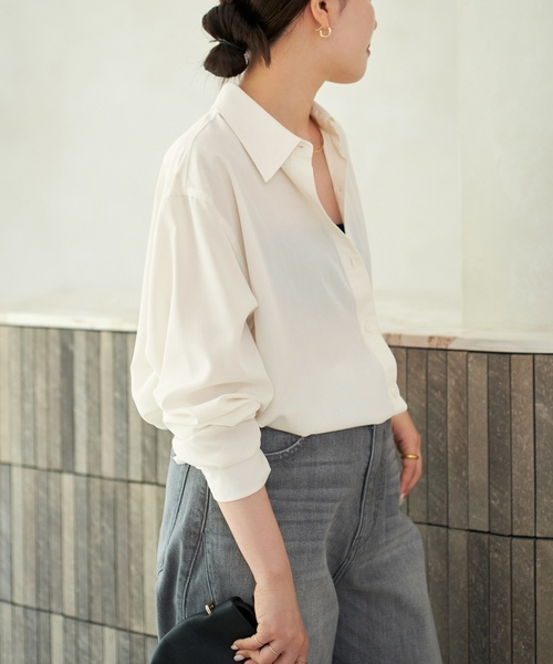 「Plage」 長袖シャツ FREE ブラウン レディース_画像8