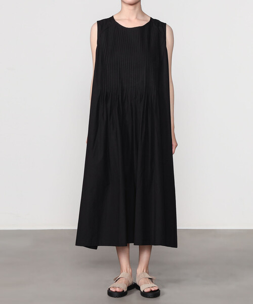 「Bshop」 「eunoia」ノースリーブワンピース F ブラック レディース_画像8