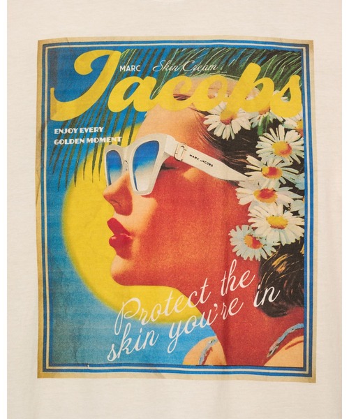 MARC JACOBS（マーク・ジェイコブス） tシャツ 半袖 「NEW」SUN POSTER