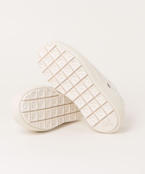 「PUMA」 フラットサンダル 24.5cm オフホワイト レディース_画像3