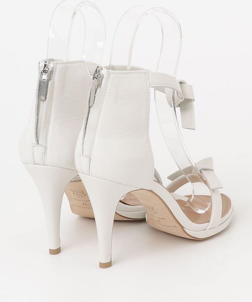 「GUILD JACOMO GALLERY」 ヒールサンダル 24cm ホワイト レディース_画像2
