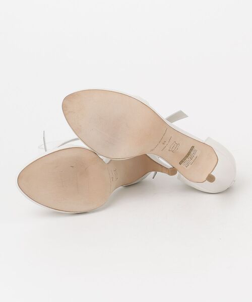 「GUILD JACOMO GALLERY」 ヒールサンダル 24cm ホワイト レディース_画像3