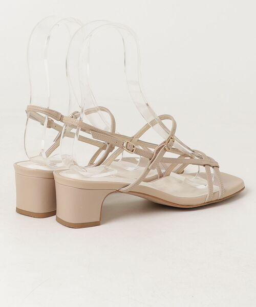 「ODETTE E ODILE」 ヒールサンダル 23cm ベージュ レディース_画像2