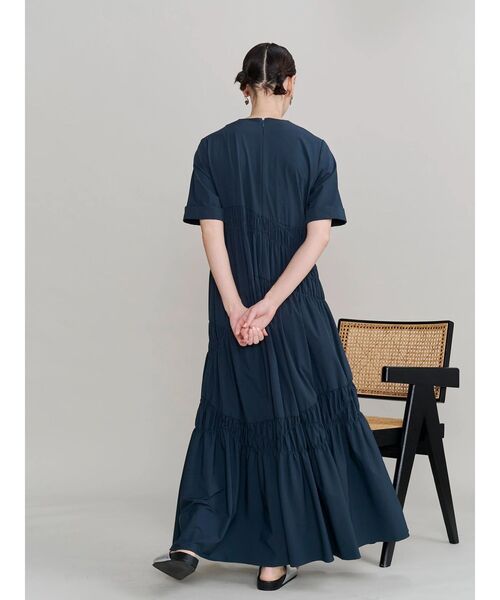 ワンピース SHIRRING GATHER TIERED OP / シャーリングギャザーティアードワンピースの画像