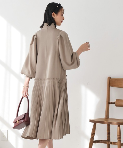 「RUIRUE BOUTIQUE」 半袖ワンピース 3L ブラック レディース_画像8