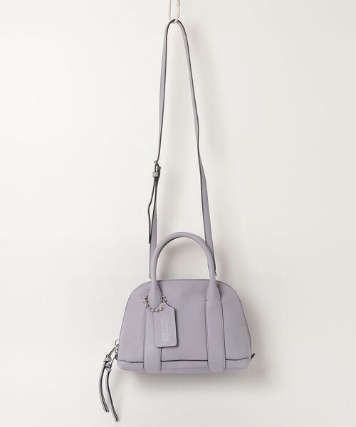 COACH（コーチ） 2WAY ミニサッチェルバッグ - パープル レディース 