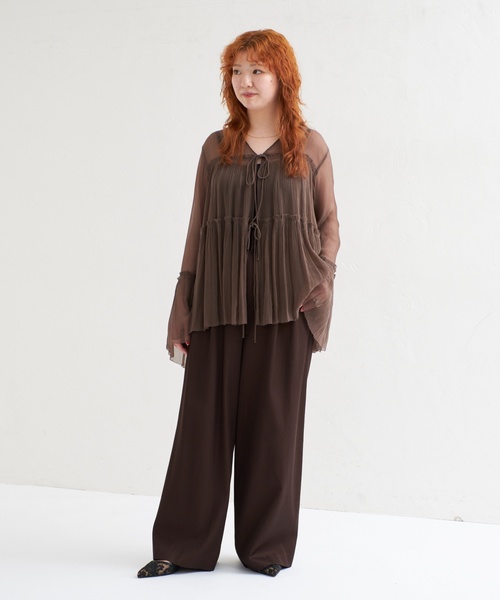 「LE TALON」 フラットサンダル 23cm ブラック×ブラック レディース_画像5