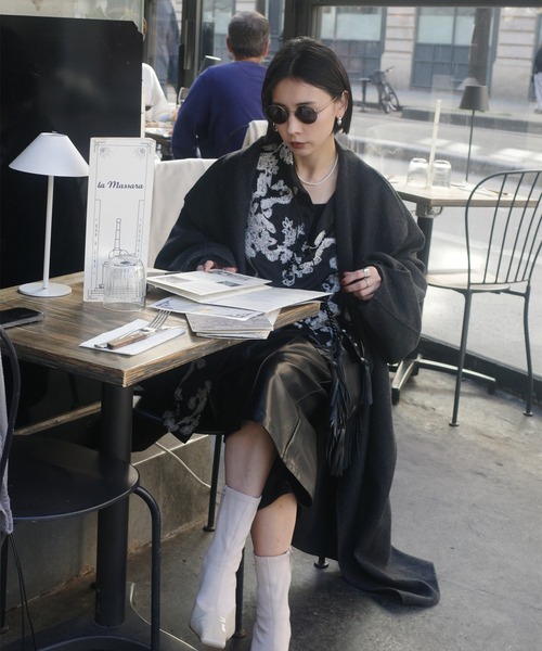 c*o様 Ameri VINTAGE ショートブーツ Ameri（アメリ） ショート ブーツ SUEDE WESTERN BOOTS レディース