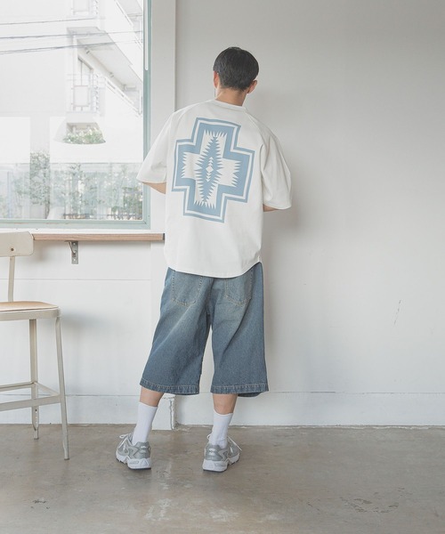 「PENDLETON」 半袖Tシャツ MEDIUM グレー系その他 メンズ_画像3