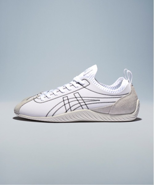 「Onitsuka Tiger」 ローカットスニーカー 23 ネイビー レディース_画像2