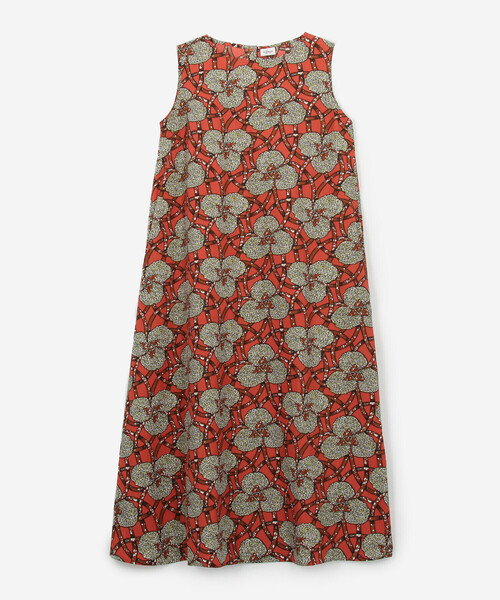 LE GLAZIK（ルグラジック） ノースリーブワンピース 36 レッド系その他