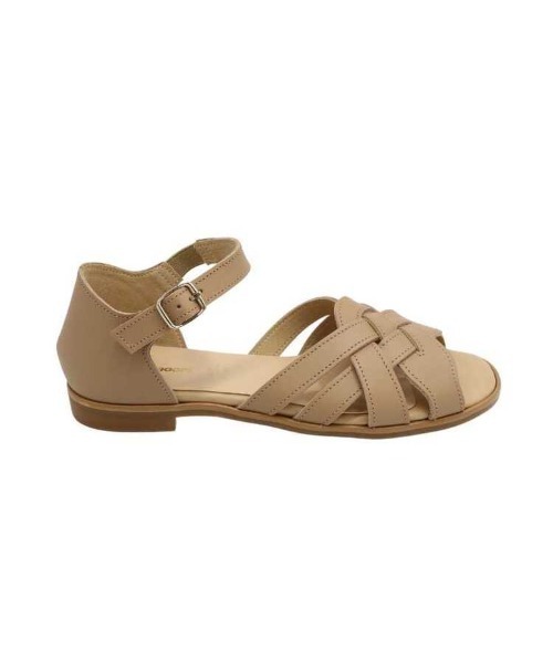 「MODE KAORI」 フラットサンダル 24.5cm ライトブラウン レディース_画像3