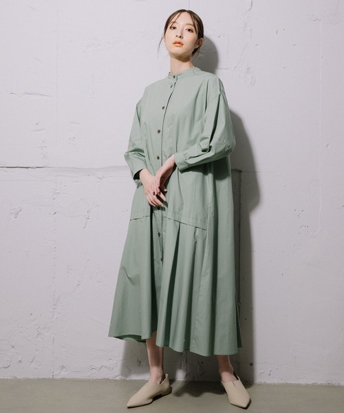 「MARECHAL TERRE」 長袖ワンピース 2 ホワイト レディース_画像6
