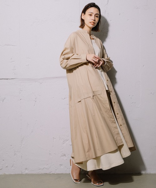 「MARECHAL TERRE」 長袖ワンピース 2 ホワイト レディース_画像8