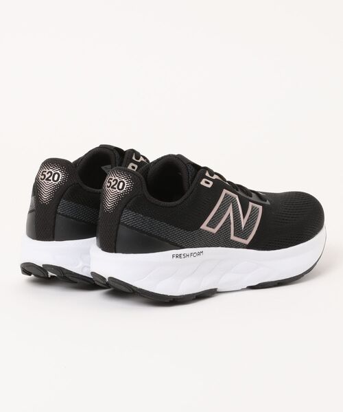 「New Balance」 ローカットスニーカー 25.0cm ブラック×ホワイト レディース_画像2