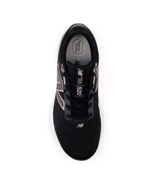 「New Balance」 ローカットスニーカー 25.0cm ブラック×ホワイト レディース_画像5