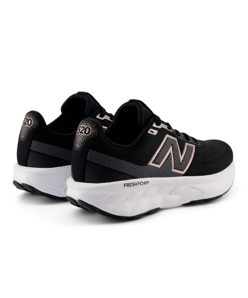 「New Balance」 ローカットスニーカー 25.0cm ブラック×ホワイト レディース_画像6