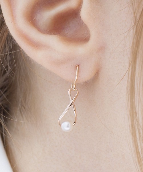 Canal4℃（カナルヨンドシー） ピアス K10ピンクゴールド パール ピアス