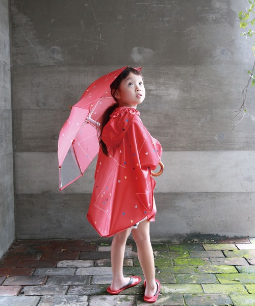 392 plus m カッパ レインコート rain poncho kids S キッズ 子供