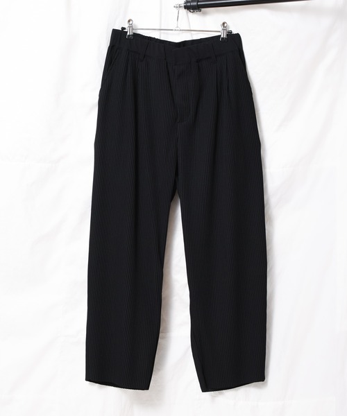 BLUELEA ブラック プリーツ入り パンツ 04661439800-p.jpg?ts=