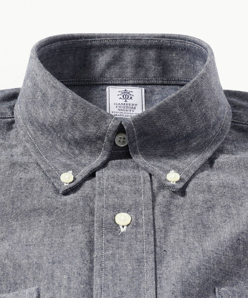 BEAMS F シャツ Gambert Shirt / シャンブレー ボタンダウン