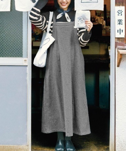 Live in comfort リブインコンフォート ジャンパースカート Live in comfort ジャンパースカート リブ イン コンフォート