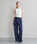 タンクトップ ノースリーブ 「H」リブアメリカ...の詳細画像2