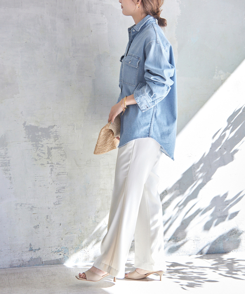SLOBE IENA 【Healthy DENIM SLOBE別注ビッグシャツ】 追加2予約》Healthy DENIM/ヘルシーデニム SLOBE別注 ビッグ