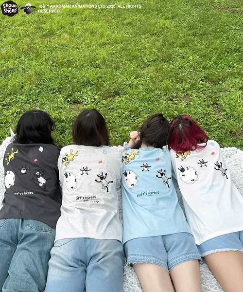 AS KNOW AS（アズノゥアズ） tシャツ アクリルキーホルダー付き ひつじ