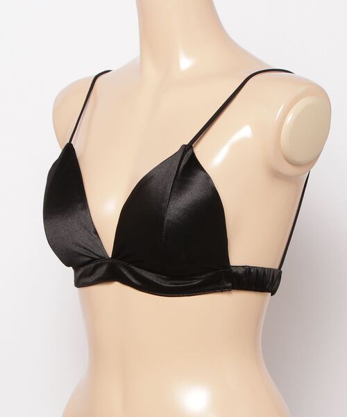MOLUTOCHIARA ブラジャー 2color シルクタッチ ブラトップ 光沢
