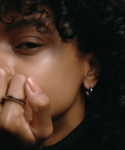 CENE（セネ） ピアス 「CENE」セネ/ドロップフープピアス レディース