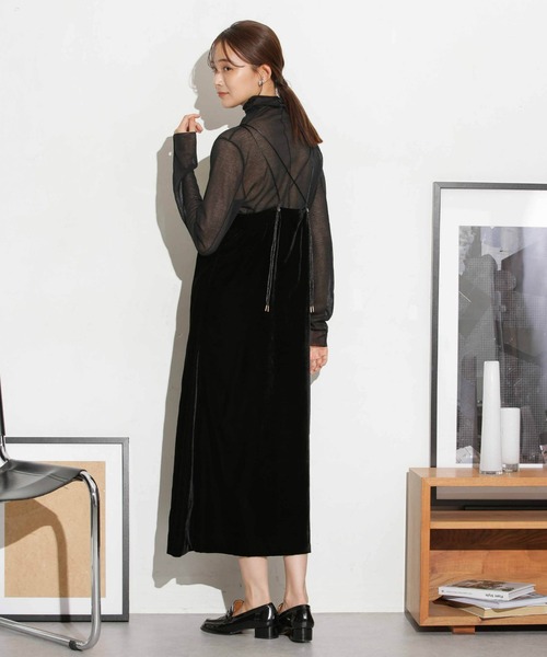 NANO universe（ナノ・ユニバース） ワンピース ベロアキャミ