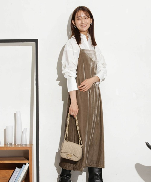 NANO universe（ナノ・ユニバース） ワンピース ベロアキャミ