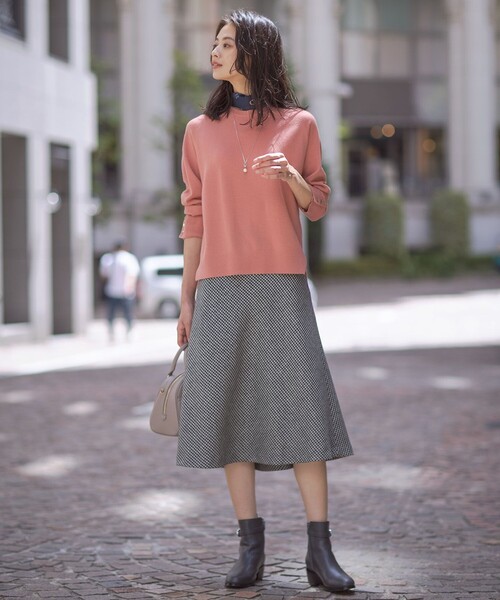 ニット セーター 「洗える」SEMI WORSTED WOOL クルーネック ニット レディース J.PRESS ニット セーター 「洗える」SEMI WORSTED WOOL クルー