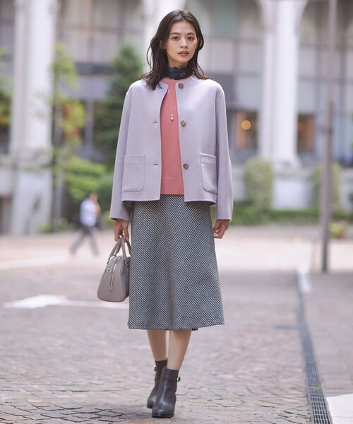 ニット セーター 「洗える」SEMI WORSTED WOOL クルーネック ニット レディース J.PRESS ニット セーター 「洗える」SEMI WORSTED WOOL クルー