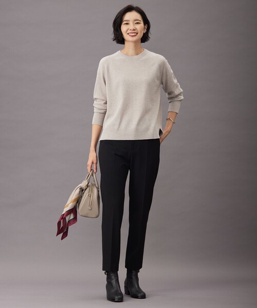 ニット セーター 「洗える」SEMI WORSTED WOOL クルーネック ニット レディース J.PRESS ニット セーター 「洗える」SEMI WORSTED WOOL クルー