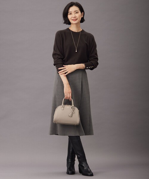 ニット セーター 「洗える」SEMI WORSTED WOOL クルーネック ニット レディース J.PRESS ニット セーター 「洗える」SEMI WORSTED WOOL クルー