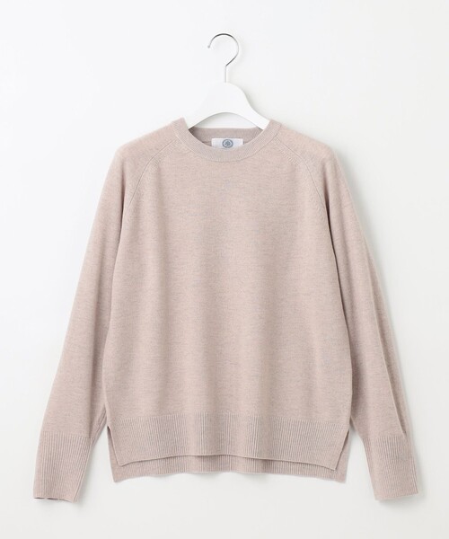 J.PRESS ニット セーター 「洗える」SEMI WORSTED WOOL クルー